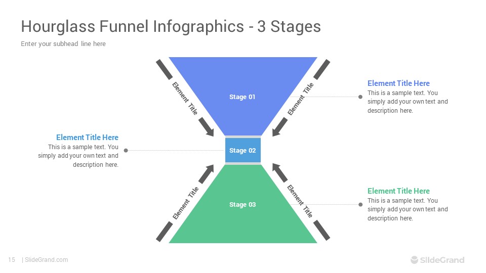 Hourglass Funnel Infographics PowerPoint Template Designs SlideGrand
