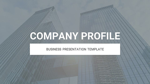 Company Profile PowerPoint Presentation Template Design