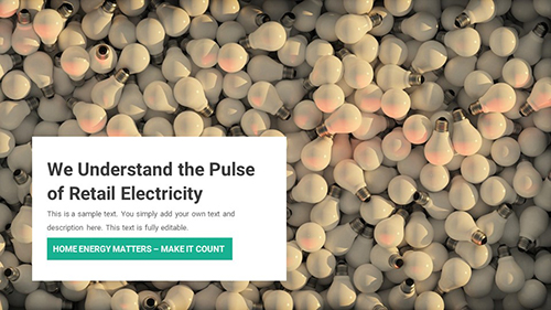 Electricity PowerPoint Presentation Template Design