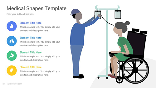 Medical Shapes PowerPoint Template Designs