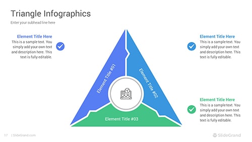 Triangle Infographics PowerPoint Template Designs