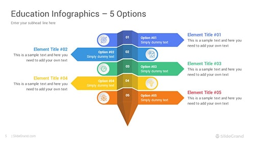 Education and School Infographics PowerPoint Template Designs