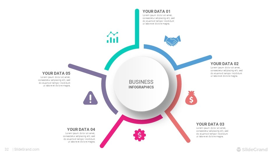 Impactful Visuals Infographics PowerPoint Template Designs - SlideGrand