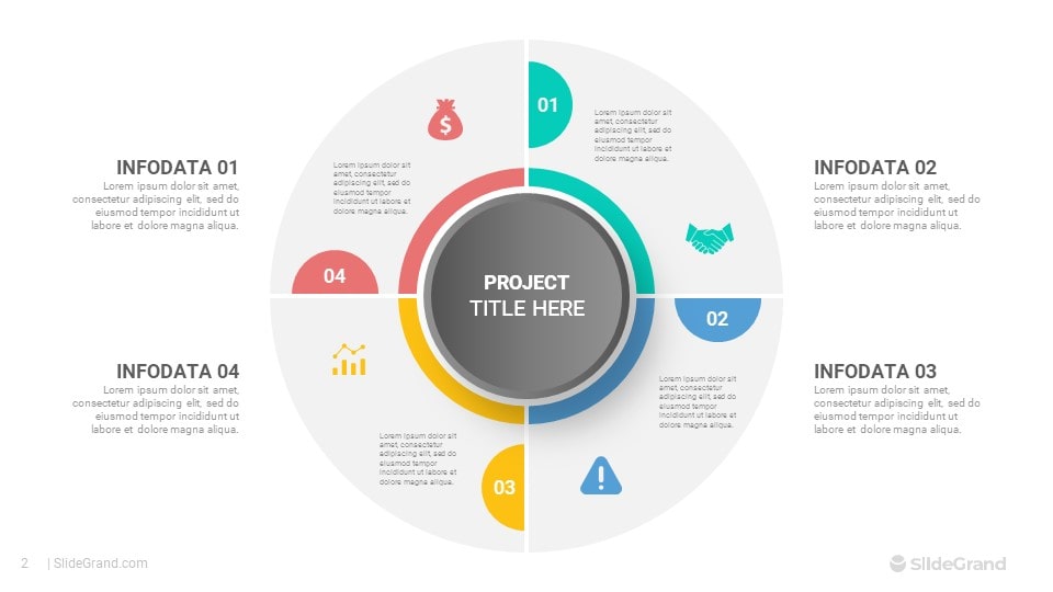 Free Download Stunning 4 Step Infographic Diagram Powerpoint Template